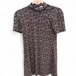 BCBG Retro Mod Mini - Black and Red Mosaic Pattern